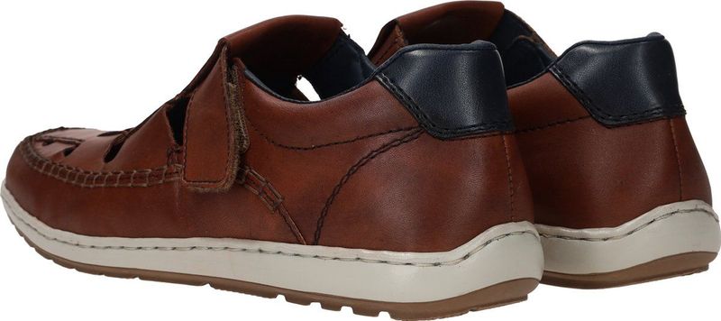 Rieker - 08838 - Lage Schoenen - Bruin - Materiaal: Leer