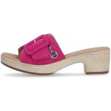 Remonte - ELLE-Collection - Slippers - Fuchsia - Blokhak - Klittenbandsluiting