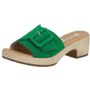 Remonte - ELLE-Collection - Slippers - Appelgroen - Blokhak
