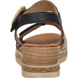 Remonte Sandalen Plat Sandalen Plat - zwart