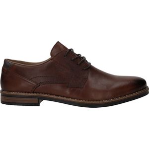 Rieker - Veterschoenen - Cognac - Leer - Voetwijdte G1/2