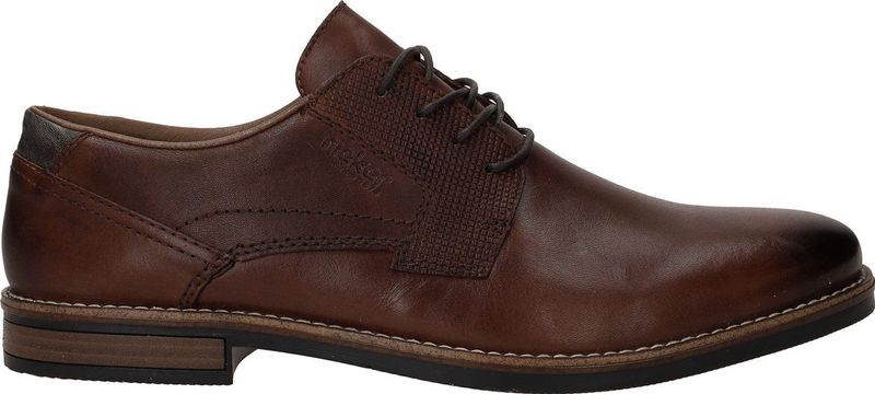 Rieker - Veterschoenen - Cognac - Leer - Voetwijdte G1/2