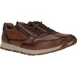 Rieker Sneakers - Heren - Cognac - Leer - Veter- en Ritssluiting