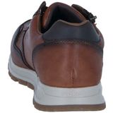 Rieker Sneakers - Heren - Cognac - Leer - Veter- en Ritssluiting