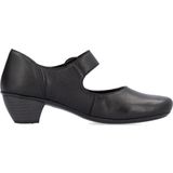 Pumps - Zwart - Klittenbandsluiting - Trechterhak