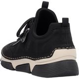Rieker - Dames Sneakers - Zwart - Textiel