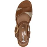 Remonte - Sandalen Plat - Cognac - Kunstleer