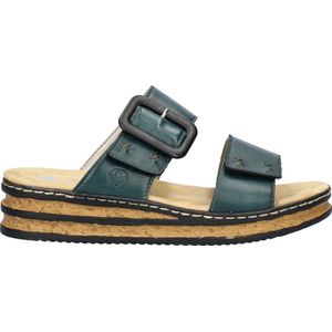 Rieker, Rieker slipper Groen, Dames, Maat:38 EU