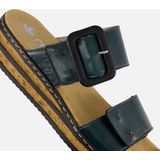 Rieker dames sandaal - Donkergroen