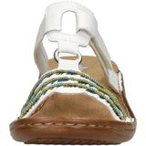 Rieker -Dames - wit - slippers muiltjes