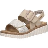 Rieker - Sandaal - Lichtgewicht - Imitatieleer - Metallic Coating