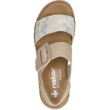 Rieker - Sandaal - Lichtgewicht - Imitatieleer - Metallic Coating