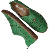 Instappers - Effen - Leer - Platte Hak