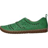 Instappers - Effen - Leer - Platte Hak