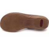 Rieker - Slippers - Donkerblauw - Sleehak - Klittenbandsluiting