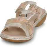 Rieker  -  slippers  dames Goud