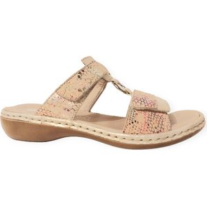 Rieker - Dames - Slippers - Multicolor - Antislip Zool
