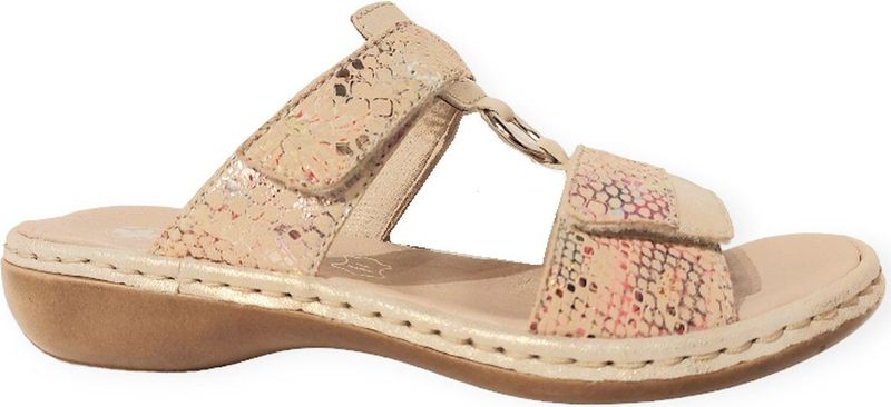 Rieker - Dames - Slippers - Multicolor - Antislip Zool