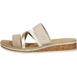 Rieker dames slipper - Beige multi