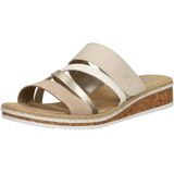 Rieker dames slipper - Beige multi