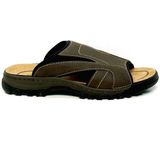 Rieker - 25093 - Slippers - Tabak/Zwart