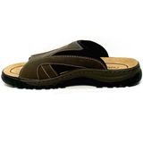 Rieker - 25093 - Slippers - Tabak/Zwart