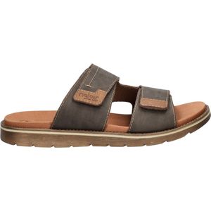 Fitflop Slipper Gen-FF Buckle Two-Bar Leather Slides Light Tan