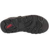 Rieker - Sandalen - Donkergrijs - Klittenbandsluiting - Trekkinglook