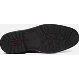 Enkellaarsjes - Zwart - Veterschoenen - Blokhak - Zachte Bovenlaag