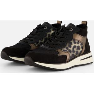 Remonte Dorndorf - Halfhoge Sneakers - Zwart - Textiel