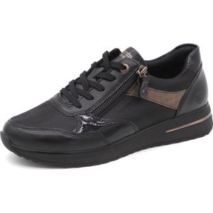 Remonte - D1G08-03 - Dames Sneaker - Zwart/Combi