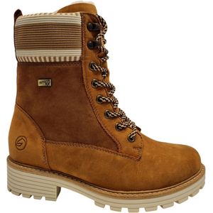Remonte - Veterboots - Cognac - Nubuck - Vachtvoering