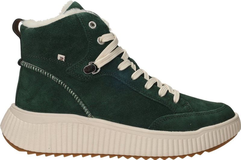 Rieker - W1771 - Schoenen - Bottlegreen - Kunstleer