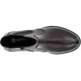 Remonte - Chelsea-boots - Donkerbruin/Metallickleur - Blokhak - Ritssluiting