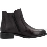 Remonte - Chelsea-boots - Donkerbruin/Metallickleur - Blokhak - Ritssluiting
