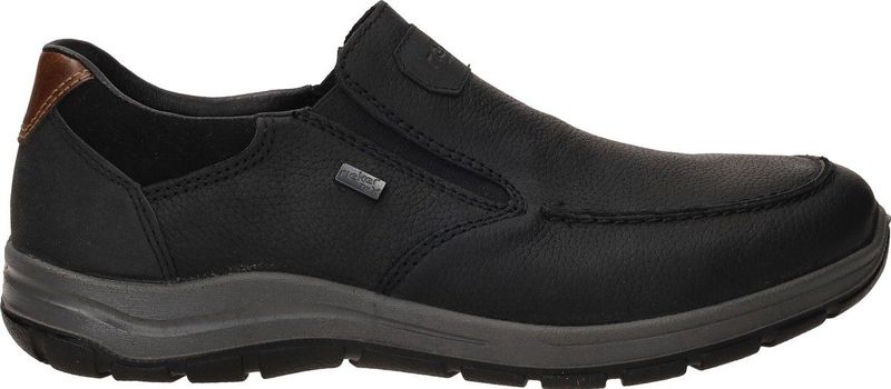 Rieker - Instappers - Zwart - RiekerTEX - Elastische Sluiting