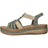 Rieker Sandalen Plat Sandalen Plat - mint