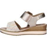 Remonte - Dames Sandaal - Imitatieleer - Zwart - Verstelbare Enkelband