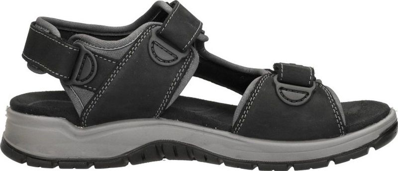 Rieker - 26951 - Herensandalen - Zwart - Zachte Binnenzool - Comfortbreedte