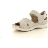 Rieker - V7474-60 - Sandaal - Beige - Nubuck Leer - Wijdte H