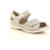 Rieker - V7474-60 - Sandaal - Beige - Nubuck Leer - Wijdte H