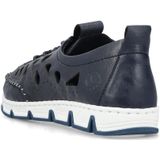 Veterboots - Effen - Glad Leer - Platte Hak