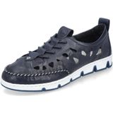 Veterboots - Effen - Glad Leer - Platte Hak