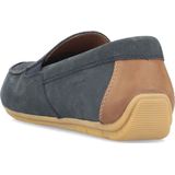 Rieker - 09555 - Slipper - Blauw - Echt Leer - Uitneembare Binnenzool