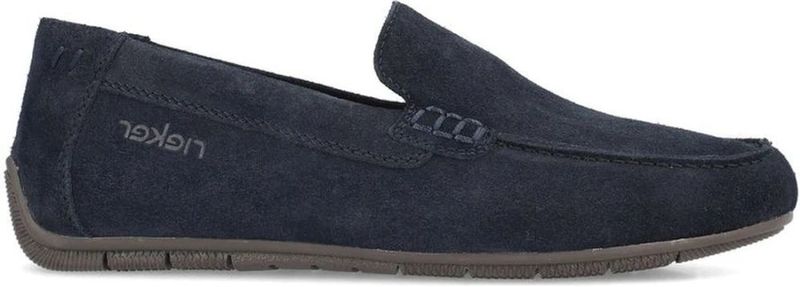 Rieker - 09557 - Slipper - Blauw - Echt Leer - Uitneembare Binnenzool