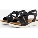Rieker Sandalen Leder/Synthetik Keilsandalette