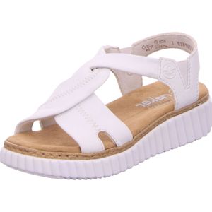 Rieker Sandalen , zomerschoen, sandaal, sleehak, met zachte binnenzool
