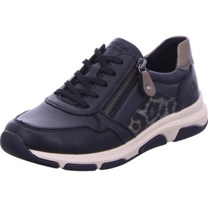 Remonte - Sneakers - Blauw - Vetersluiting - Comfortabele Pasvorm