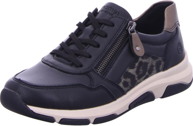 Remonte - Sneakers - Blauw - Vetersluiting - Comfortabele Pasvorm