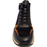 Remonte - Hoge Sneaker - Zwart Multi - Leer en Imitatieleer